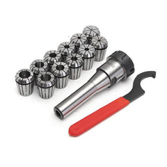 11pcs Spring Collets Set With Collet Chuck Holder For CNC Milling Lathe Tool