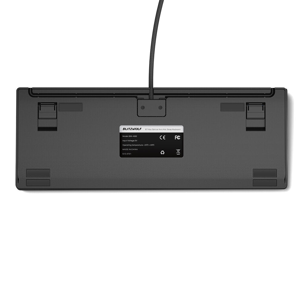 Mechanical Keyboard 87 Keys Wired Keyboard Gateron Optical Switch Hot Swappable RGB NKRO Type-C Gaming Keyboard
