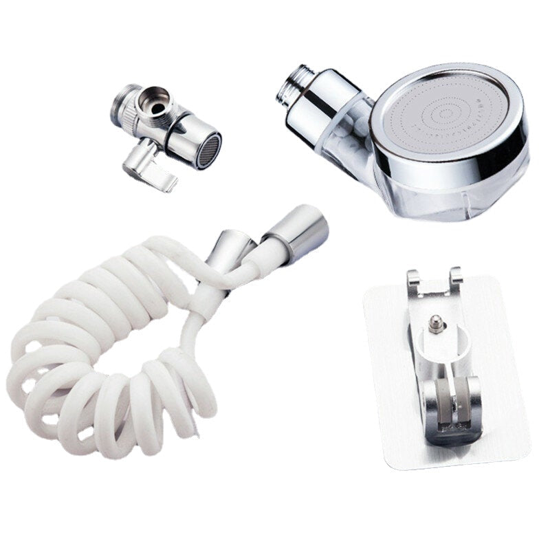 Bathroom Wash Face Basin Water Tap External Shower Head Flexible Hair Washing Faucet Rinser Extension Set Pet Dog Clean Portable
