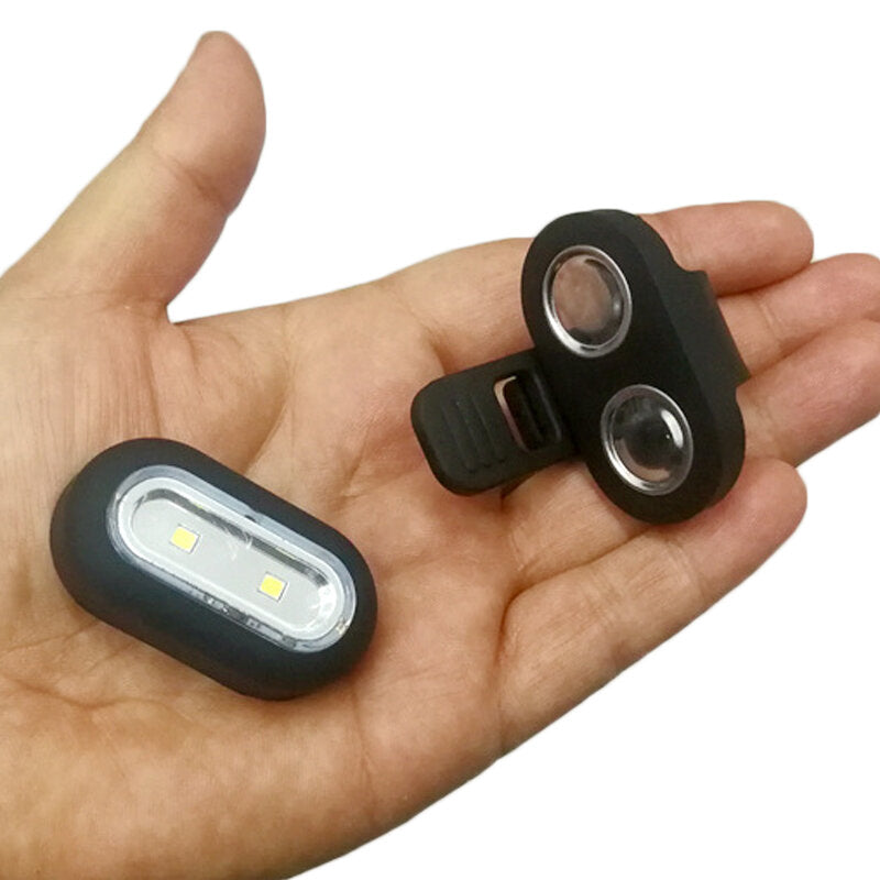 2pcs Magnetically Control Pedal Light Multifunction High-intensity LED Bike Light