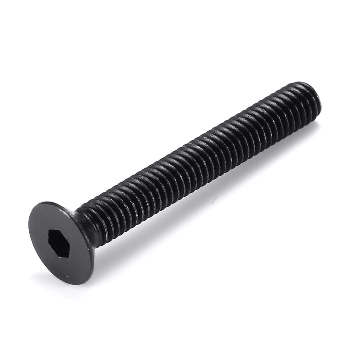 M4CH3 180Pcs M4 Hex Socket Flat Head Screw 10.9 Grade Carbon Steel 6-40mm Bolt Assortment