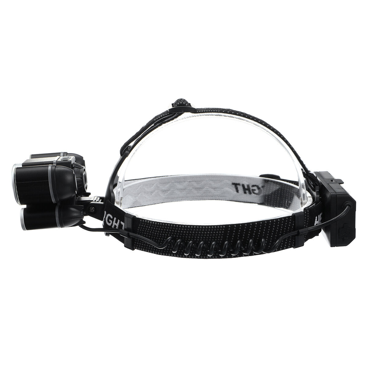 LED Headlamp Flashlight Zoom Ultra Bright 5 Modes USB Rechargeable Work Lamp for Camping Jogging Cycling
