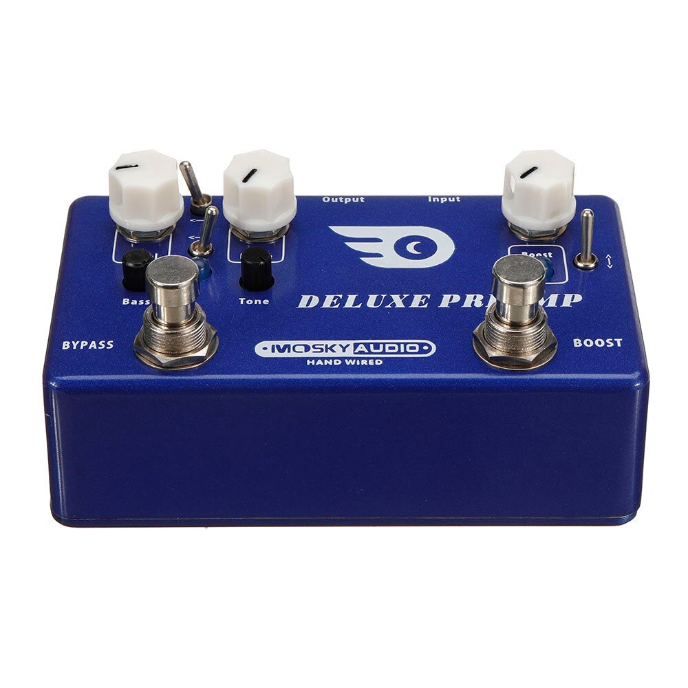 Guitar Effect Pedal 2 In 1 Boost Classic Overdrive Effects Metal Shell With True Bypass Guitar Accessories