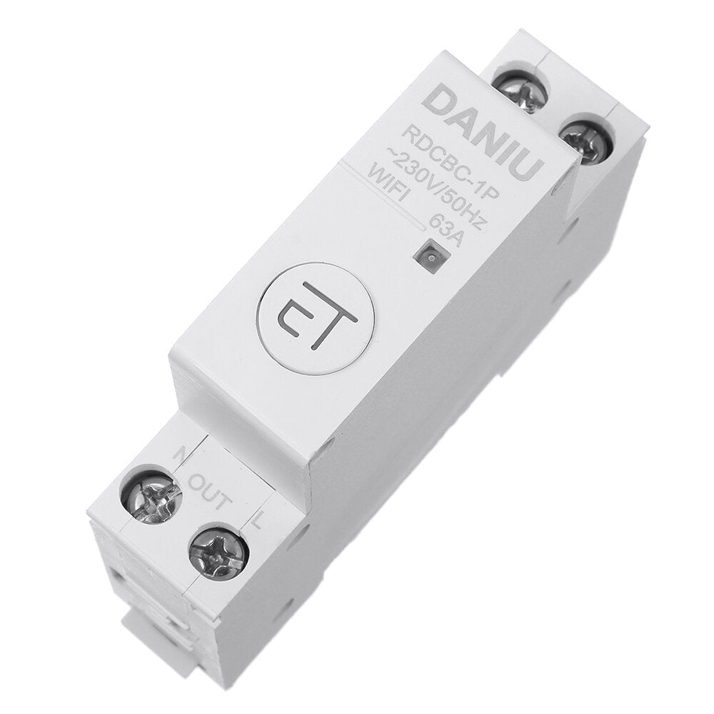 Din Rail WIFI Circuit Breaker Smart Timer Switch Relay Remote Control By EWeLink APP Smart Home Compatiable With Alexa Google