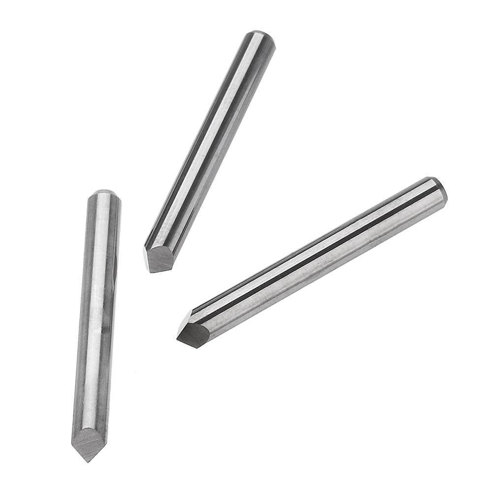 10pcs 3.175mm Shank 90 Degree 0.1/0.2/0.3mm Tip Engraving Bit CNC Tool