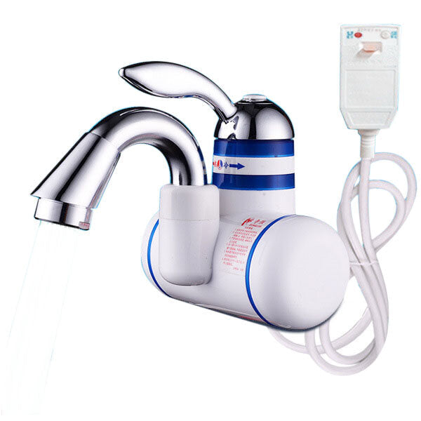 3 Seconds Instant Electric Shower Water Heater Tankless Faucet Bathroo Wate