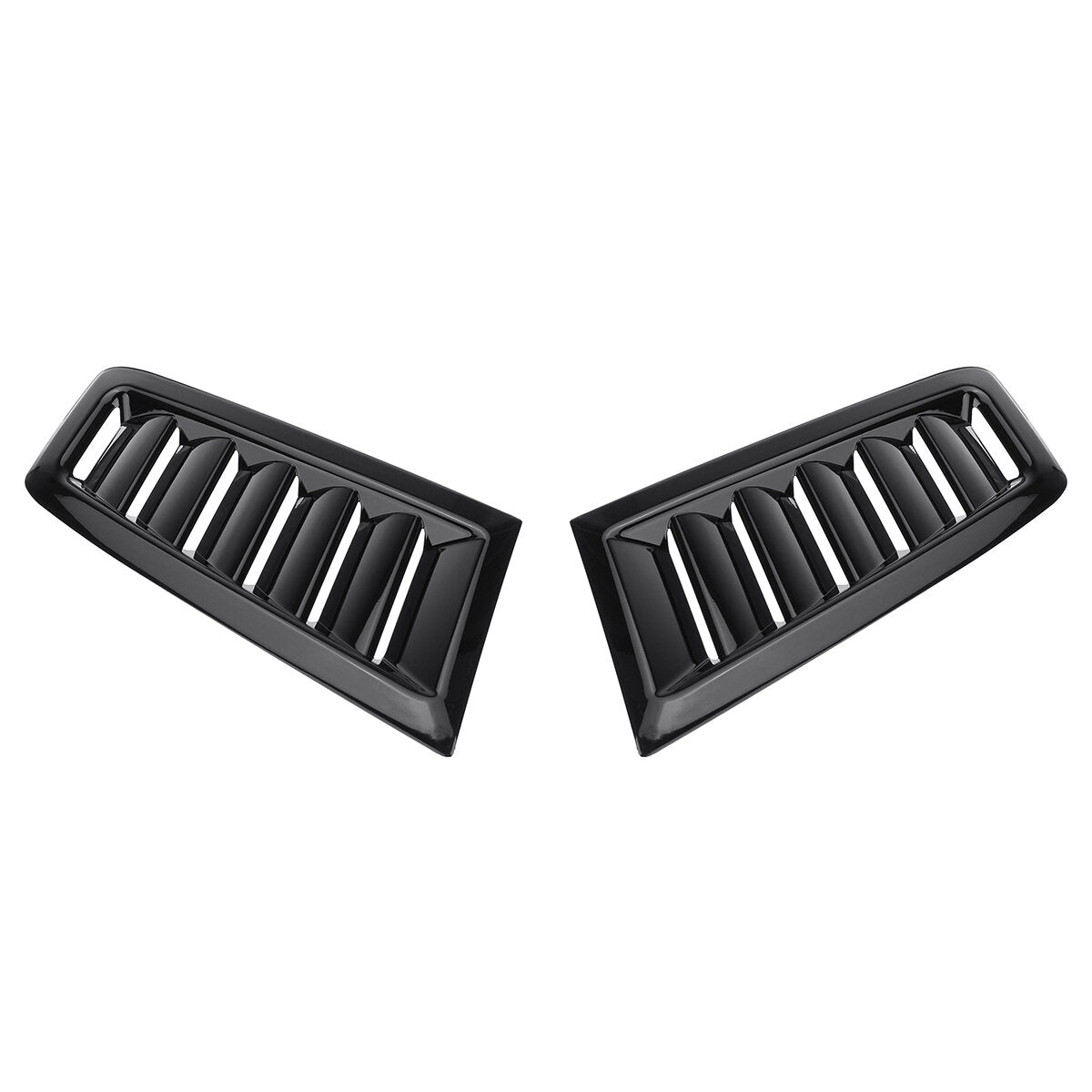Car RS Style Bonnet Vents Universal Glossy Black For Ford Focus