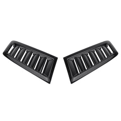 Car RS Style Bonnet Vents Universal Glossy Black For Ford Focus