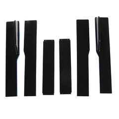 2.2M / 78.7inch Pair of Universal Side Skirts Extensions Splitters Blue Line