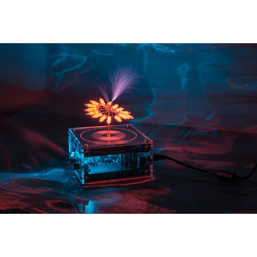 Long Arc And Bluetooth Music Dual Mode Music Tesla Coil Palm Flash Bluetooth Flash Length 10CM Science Toys