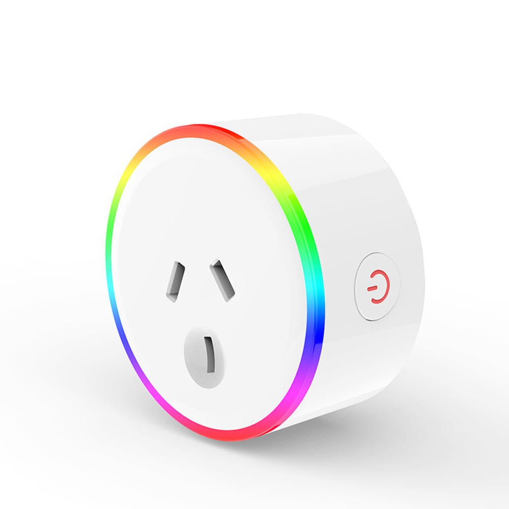 Plug Smart RGB LED Light Smart Wifi Socket Voice Control Works With Alexa Google Home XS-A18 AC100-240V 10A AU