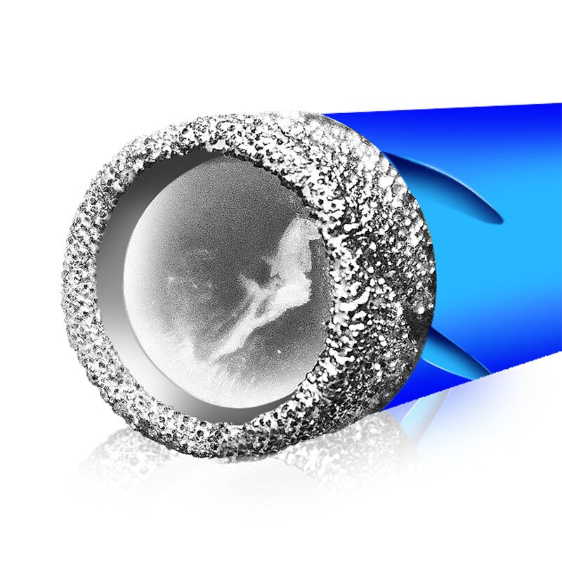5Pcs 6-16mm Durable Diamond Coated Core Drill Bit Dry Drilling For Glass Marble Granite Quartz Porcelain Ceramics