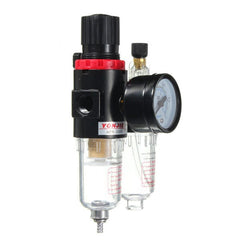 G1/4" In line Air Compressor Filter Regulator Gauge Trap Oil Water