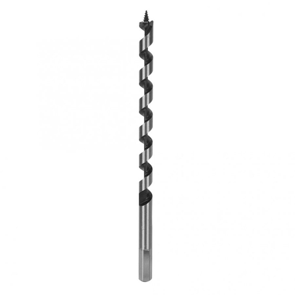 8Pcs 230mm Hexagonal Carbon Steel Auger Bit Set Wooden Case Machined Woodworking Turret Drill Punching Door Lock Reaming Kit