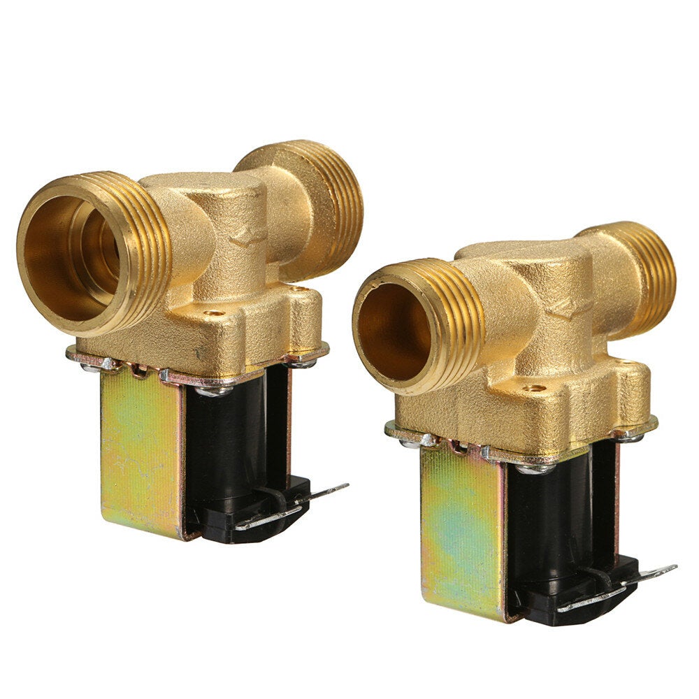 220V Normally Closed 2 Way Brass Electric Solenoid Valve For Air Water Valve
