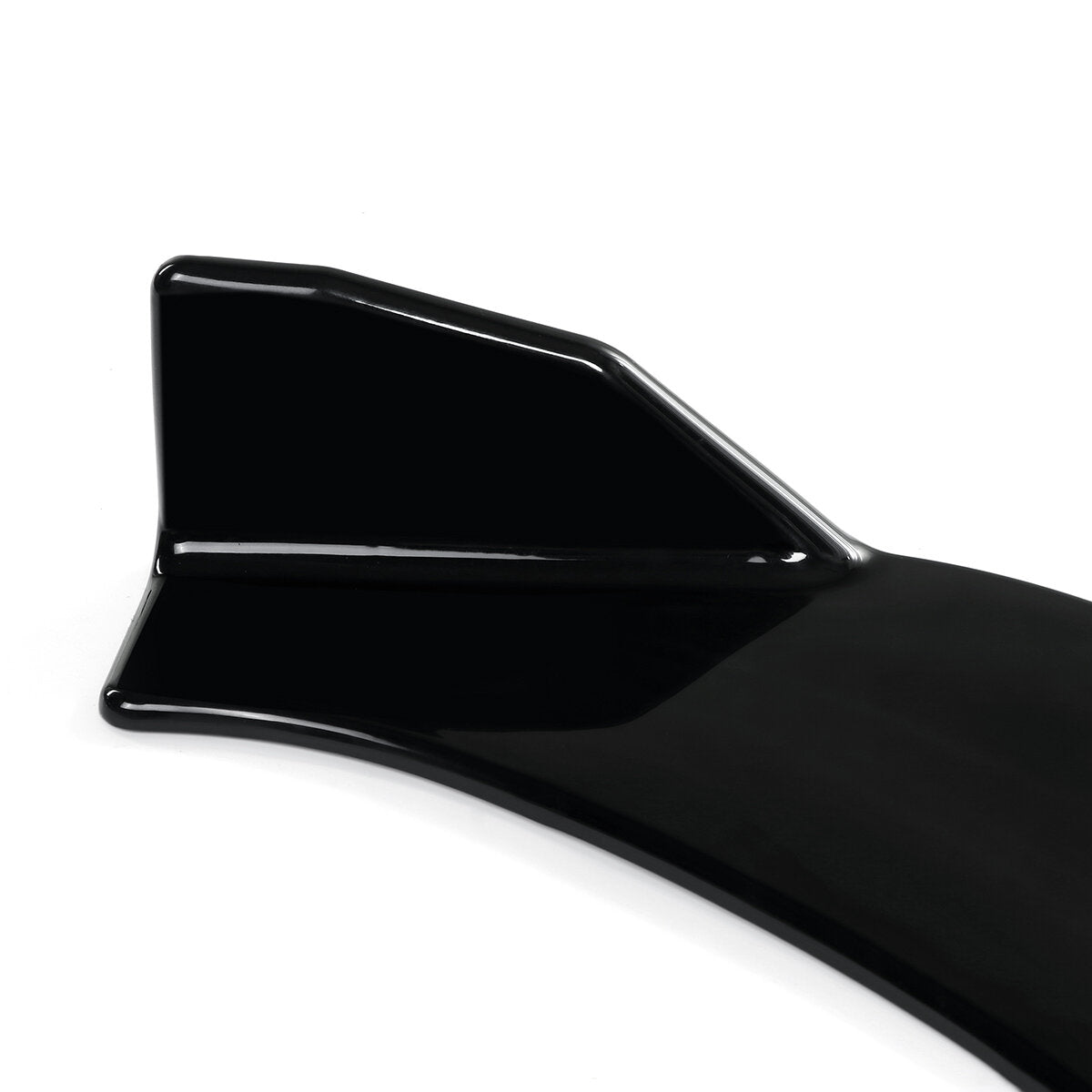 4PCS Black Front Lip Chin Bumper Spoilers Body Kits New For Car Universal
