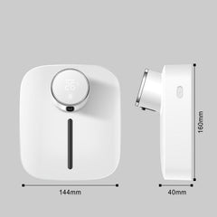 Smart Temperature Display USB 320ml Wall-mounted Automatic Soap Dispenser Rechargeable Waterproof Infrared Sen sor Foam Handwash Machine