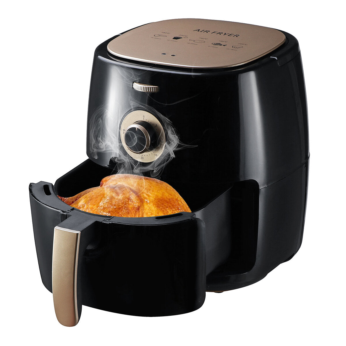 Electric Air Fryer French Fries Chicken Kitchen Cooker 1350W 5L