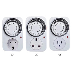 Timing Socket Kitchen Socket 24-hour Cycle Switch Automatic Power-off Appointment Timer Switch Socket 3600W