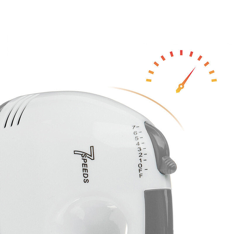 Egg Beater 220V Electric Handheld Mixer Whisk Cake Baking Kitchen Tool 7 Speeds