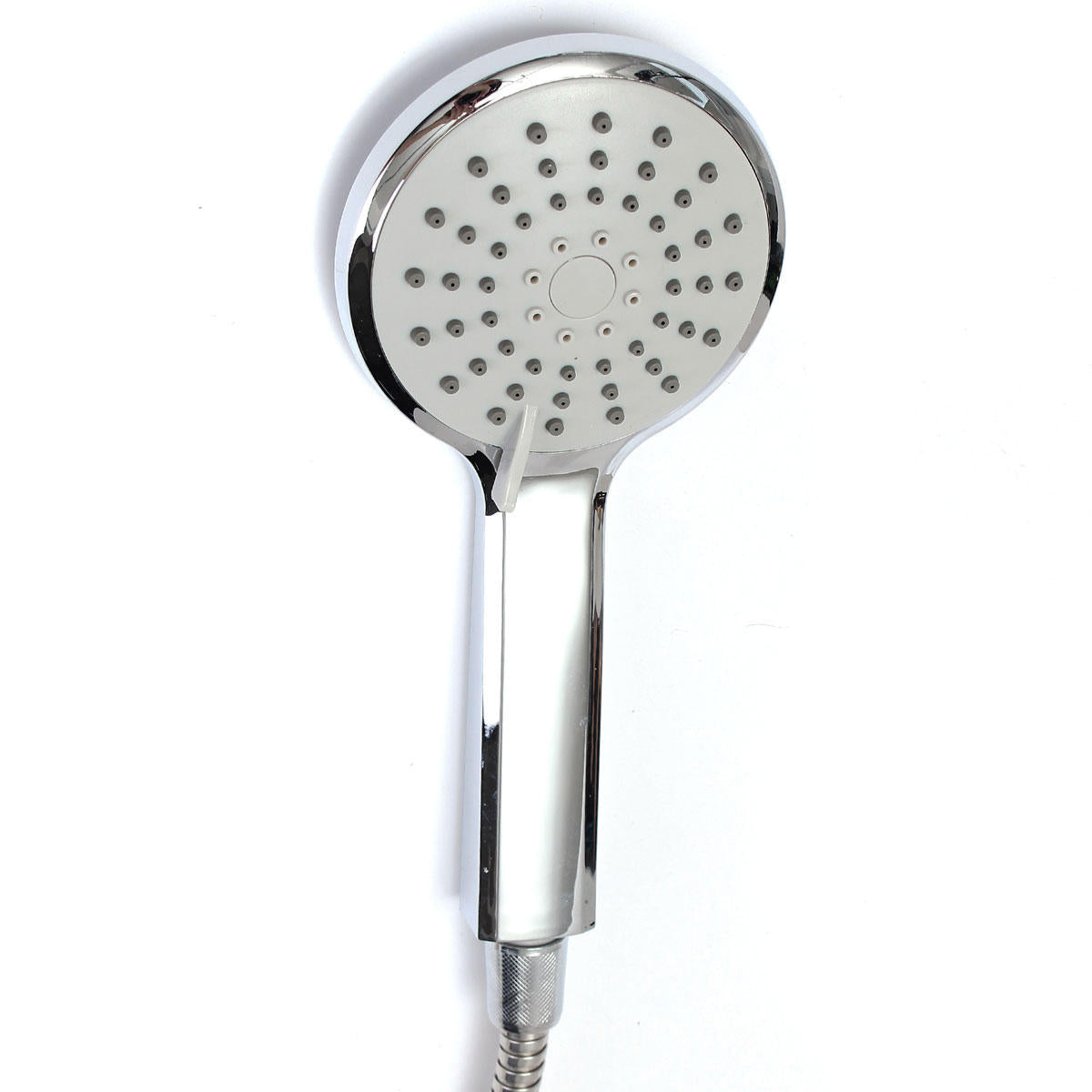 Modern Style Wall Mount Chrome Bathroom Faucet Hot Cold Mixer Tap + Shower Head