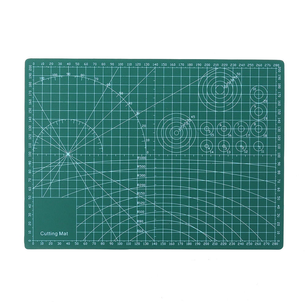 220mm x 300mm A4 Non Slip Cutting Mat Double-Sided Self Healing Rotary Cutting Mat Board
