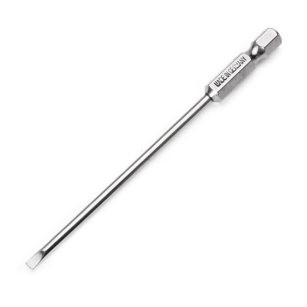 4pcs 100mm Magnetic 3.0-6.0mm Flat Head Slotted Tip Screwdrivers Bits