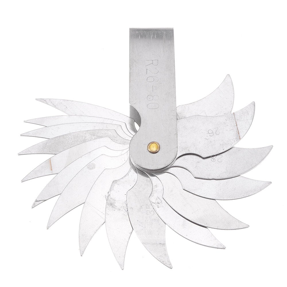 R26-80mm Radius Gauge External Internal Concave Convex Measuring Gauging Tool