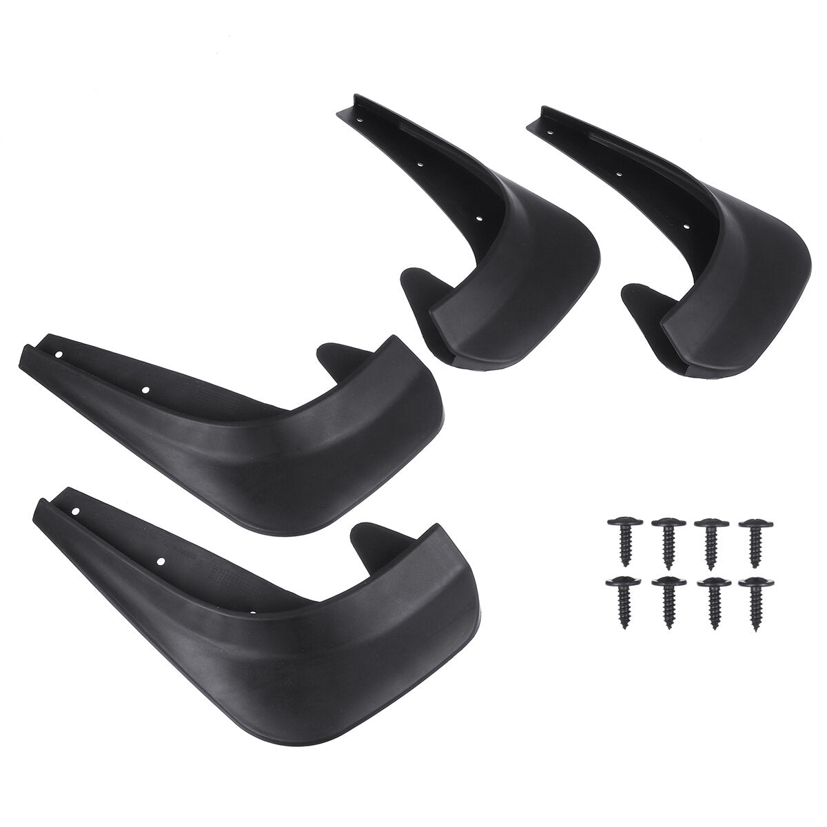 4PCS Mud Flaps Splash Guards Mudguards Bendable Fender Universal for Cars