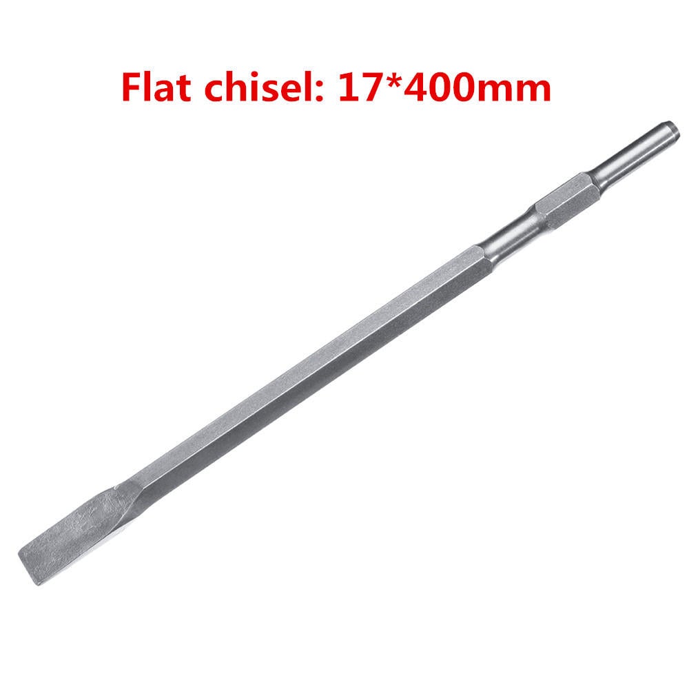 17mm SDS Plus Chisel Flat/Point/U Type For Electric Hammer Drill Jackhammer 0810/0840