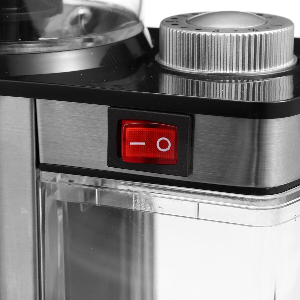 Stainless Steel Electric Coffee Grinder Adjustable Mode Large Capacity for Kitchen