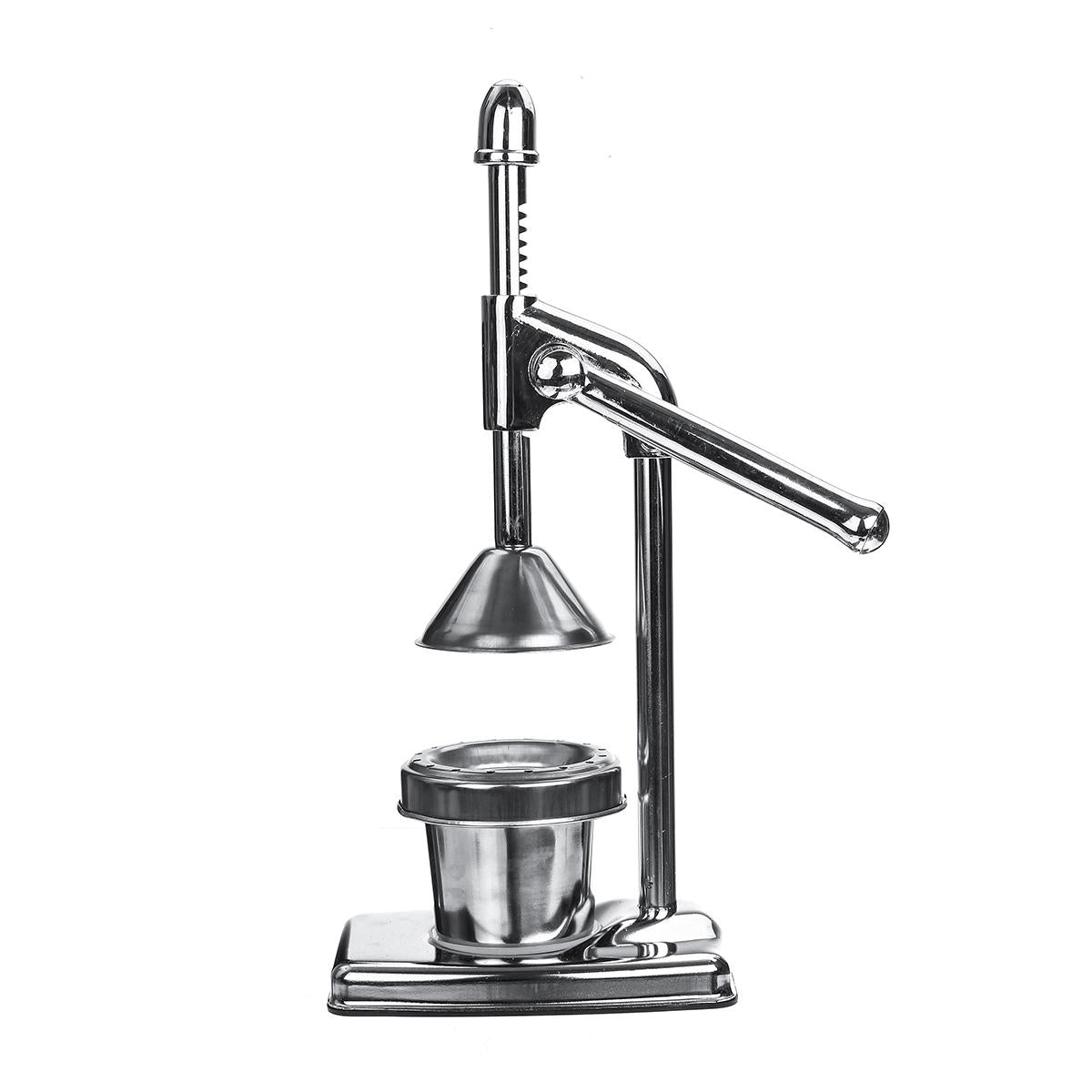 Stainless Steel Manual Citrus Juicer Orange Lemon Manual Juice Squeezer Silver
