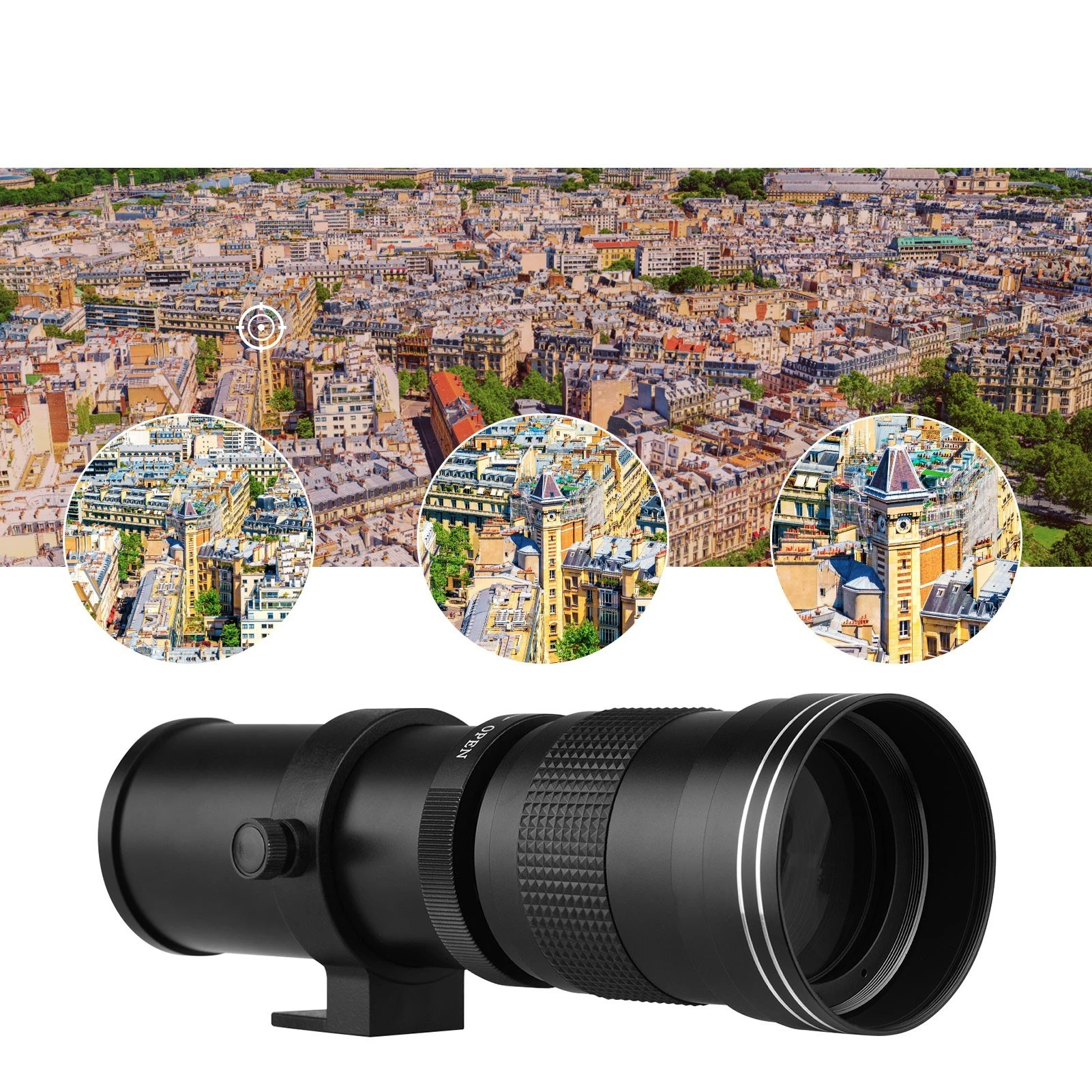 Camera MF Super Telephoto Zoom Lens F/8.3-16 420-800mm T Mount
