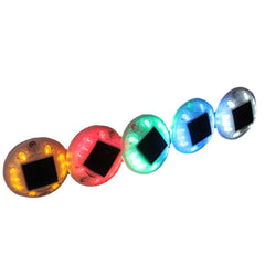 Solar Power Fish Boat Light Underwater Deck Lights Fish Lamps Tail Light for Boat Car Truck