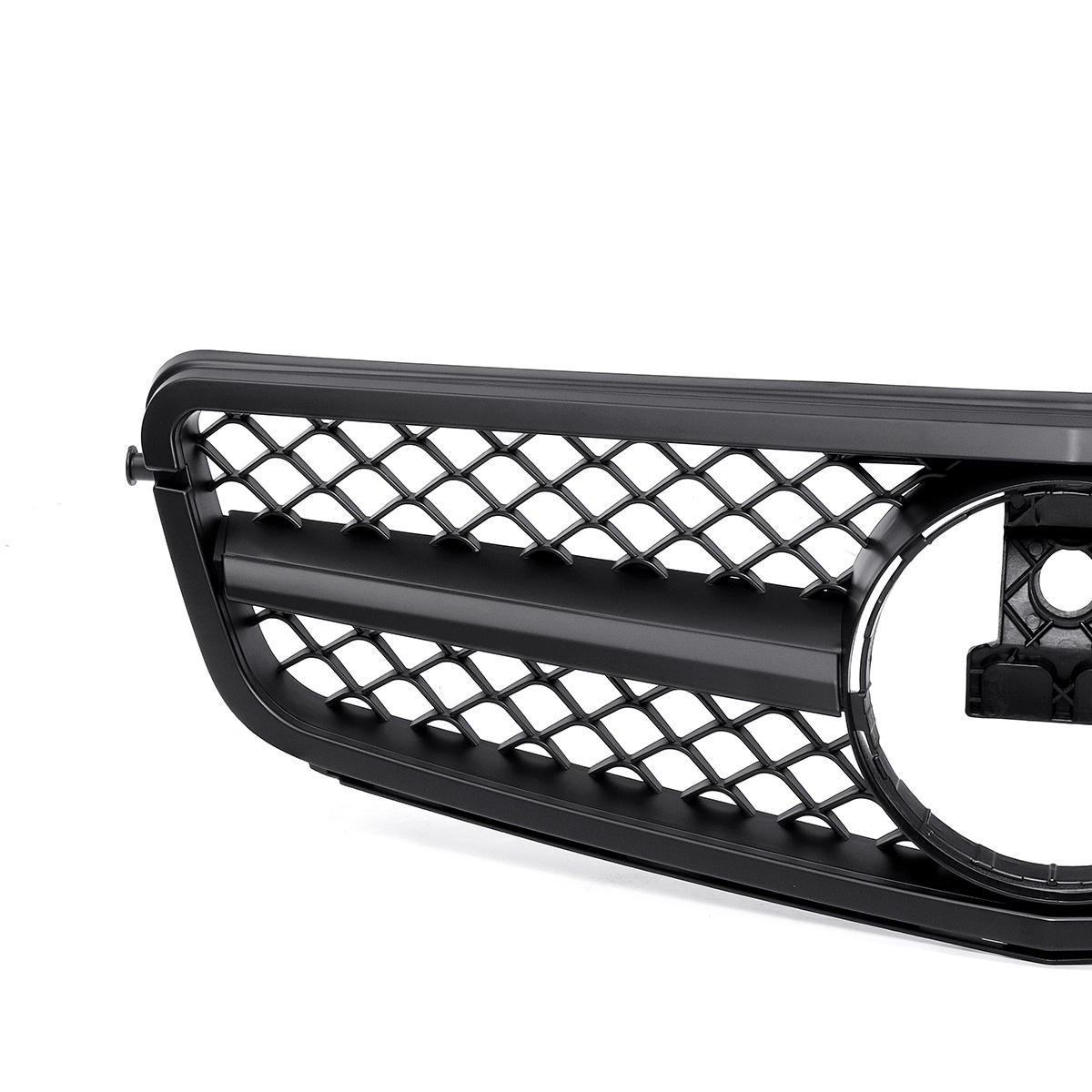 C63 AMG Style Front Upper Grille Grill For Mercedes Benz C Class