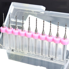 10pcs 1.0mm Carbide Micro PCB Drill Bit CNC Jewelry Rotary Tool For PC Boards