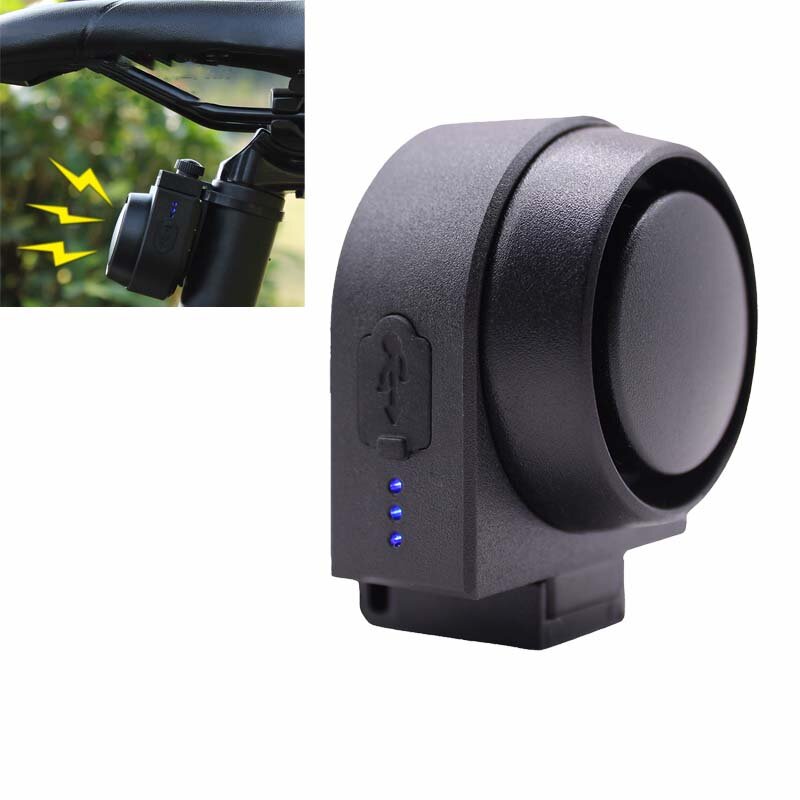 Bike Electronic Loud Horn Warning Safety Electric Bell Police Siren Bicycle Handlebar Alarm Ring Bell Cycling Accessories
