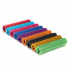 10Pcs M3 20mm Knurled Standoff Aluminum Alloy Anodized Spacer