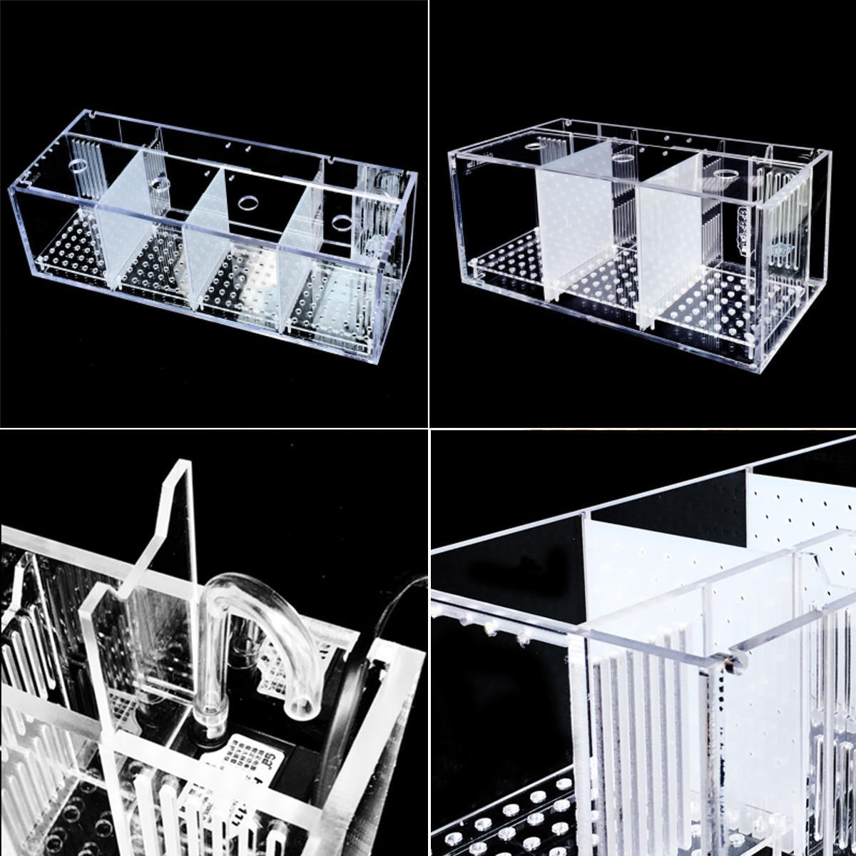 Acrylic Aquarium Baby Betta Hang Fish Tank Guppy Breeding Rearing Hatchery Box