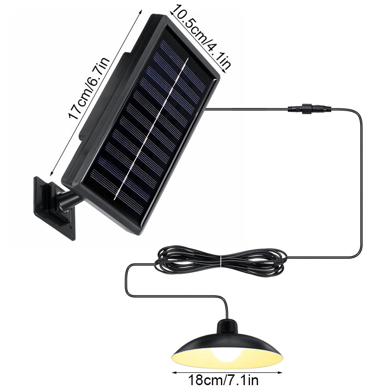 Solar Pendant Light with Remote Control IP65 Waterproof Three Brightness Super Bright LED Lighting Outdoor Camping Hunting Lights