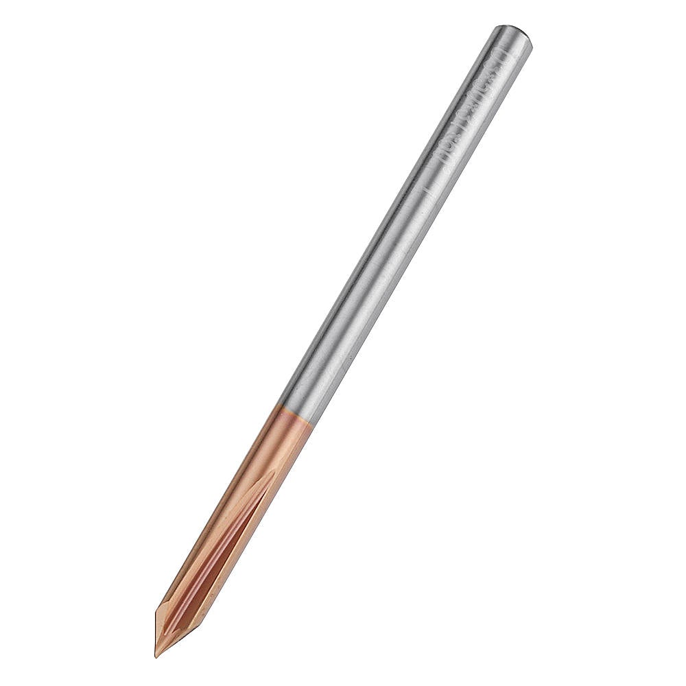 3 Flutes 60 Degree Chamfering Mill AlTiN Coated HRC55 2/3/4/5/6/7/8mm Tungsten Steel Milling Cutter