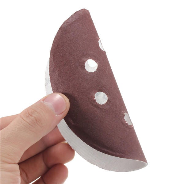 50Pcs 8 Holes Abrasive Sand Discs Sanding Paper 40 60 80 120 240 Grit Sand Paper