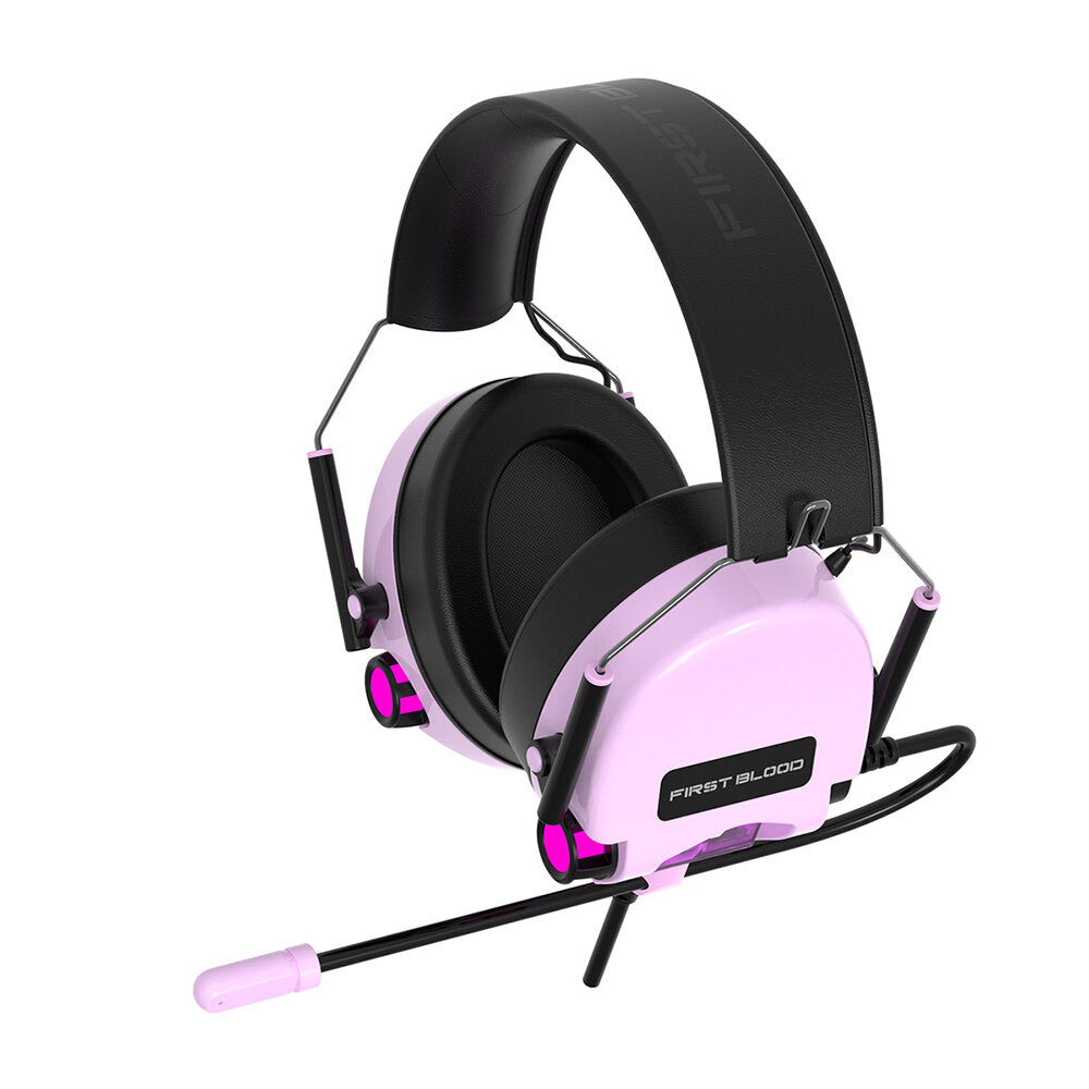 Gaming Headset Foldable Headphone with Virtual 7.1 One-way Noise Reduction Microphone Colorful Light for PC Laptop