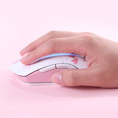 Dual Mode Mouse RGB 2.4GHz Wireless Wired Gaming Mouse with Charging Dock Built-in 930mAh Recharging Battery with Macro Set for PC Laptop