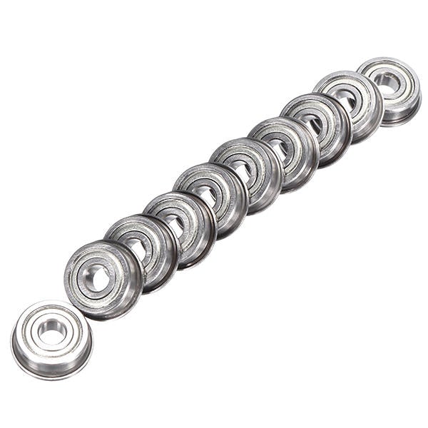 10pcs 5x14x5mm Flange Ball Bearings Flange Size 16x1mm Ball Bearing