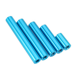 M3 Aluminum Alloy Standoff Studs 10-35mm Blue Round PCB Board Spacers Standoffs 10pcs