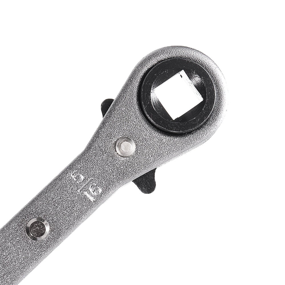 Double Head Adjustable Wrench Ratchet Spanner 3/16 1/4 5/16 3/8 Socket 4 in 1 Ratchet Wrench