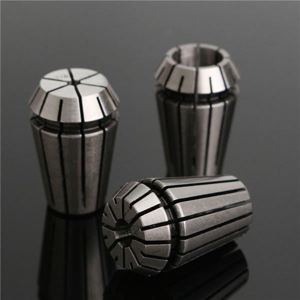 3pcs 3-12mm Spring Collet Set 1/8-1/2 Inch Chuck Collet for CNC Milling Lathe Tool