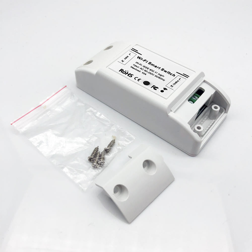 Smart Light Switch 10A DIY WiFi Module APP Remote Control Universal Breaker Timer Works with APP Alexa Google Home