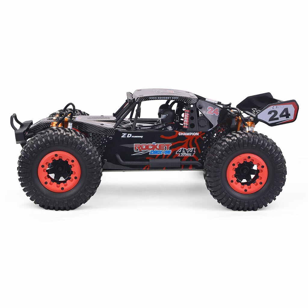 4WD 2.4G Desert Truck Brushless RC Car High Speed Off Road Vehicle Models 80km/h W/ Swing
